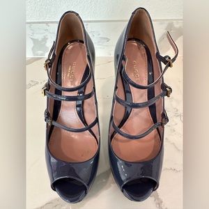 Gucci Patent Leather Platform Mary Jane